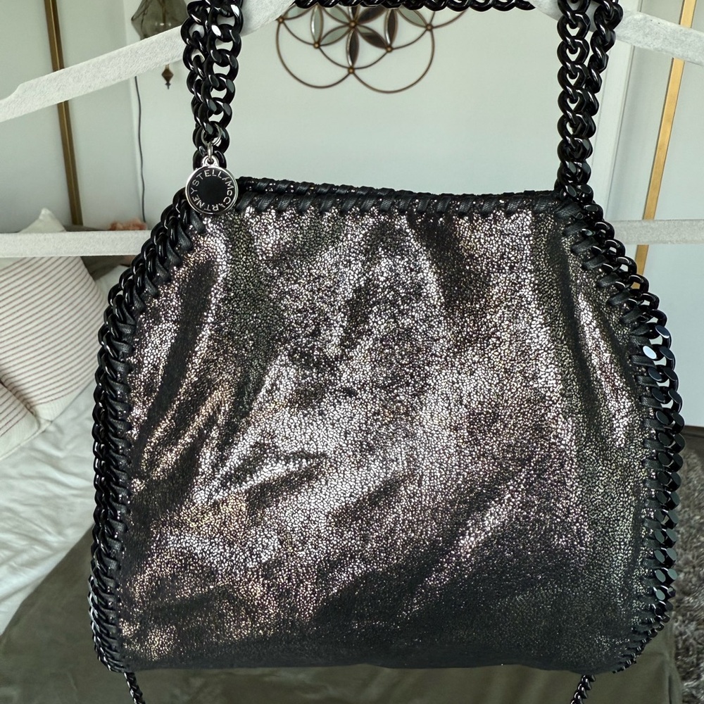 Stella McCartney Falabella Mini Tote w/ Black Chain Women's Bag ✨ 100% Authentic - Picture 3 of 10